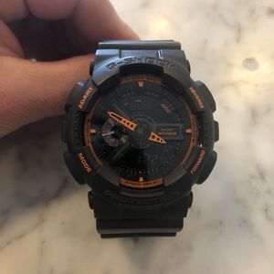 Casio gshock orange/grey